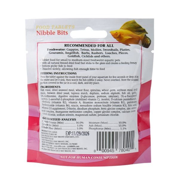 FRESHWATER HERBIVORE NIBBLE BITS - Image 2