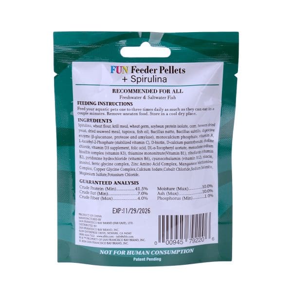 FUN FEEDER PELLET + SPIRULINA - Image 2