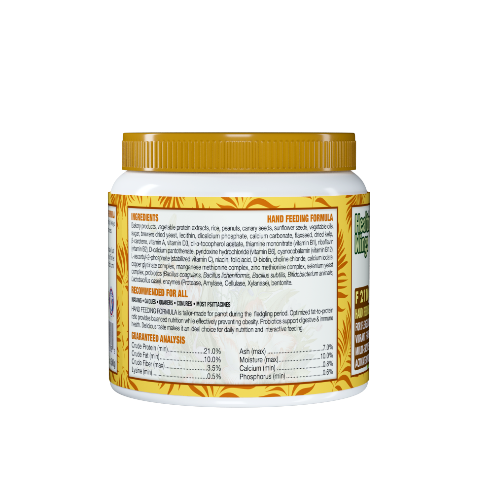HEALTHY WINGS PARROTFOOD JUVENILE F2110 HAND FEEDING FORMULA - Image 2