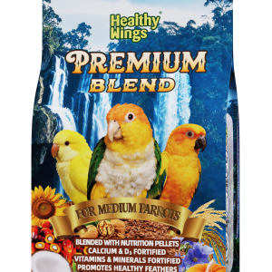 Healthy Wings PARROT SEED PREMIUM BLEND FOR MEDIUM PARROTS