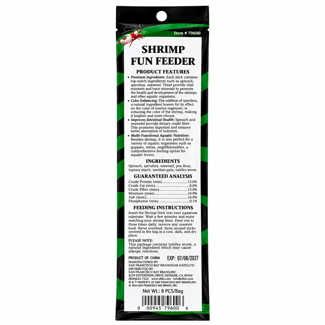 SFBB Shrimp Fun Feeder – Nutritional Shrimp Feeding Sticks - Image 2